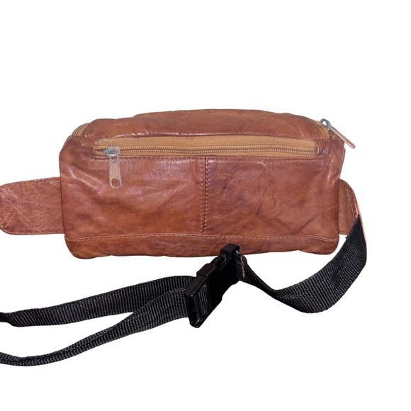 Genuine Leather Fanny Pack | Bum Bag | Cross Body | BOSS | Adjustable Strap - Picture 2 of 10
